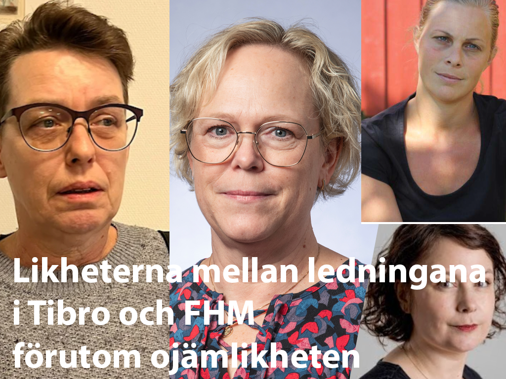 Socialnämnden Tibro och ledningen inom FHM – flera likheter förutom ojämlikheten