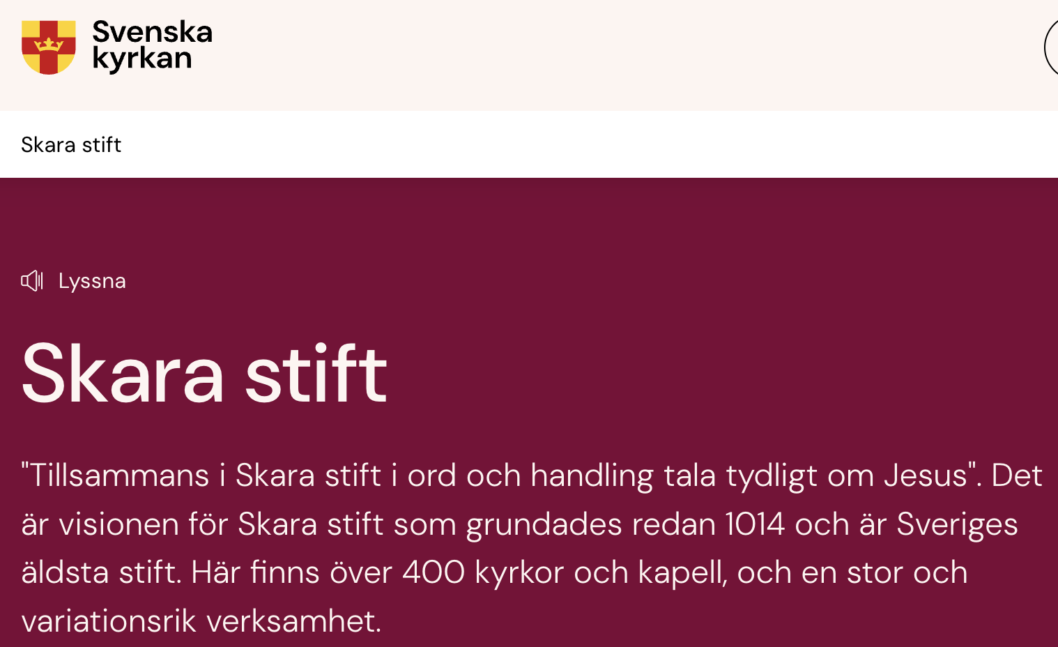 FALSK PASTOR FÖRSvann FRÅN SVENSKA KYRKANS hemsida